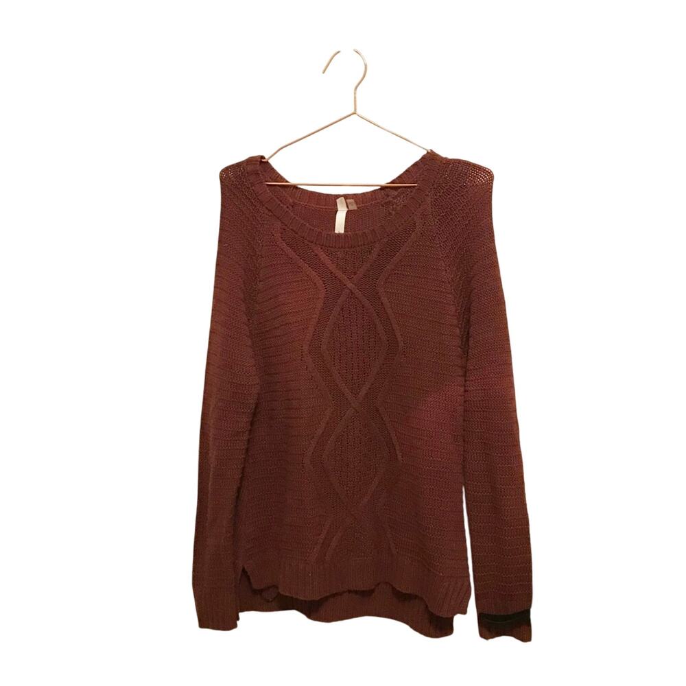 Ny collection knit longer length tunic l sweater size medium